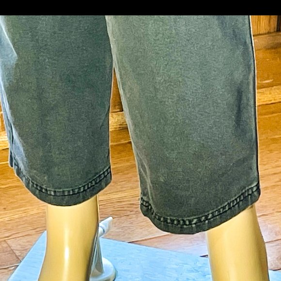 ▪️VTG▪️BUGLE BOY▪️1990's Pleated High Waist Cotton Ankle Pants - Picture 4 of 8